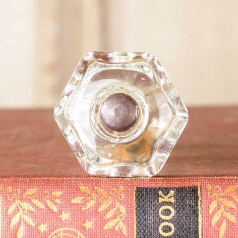 #50887 Antique Pressed Glass Furniture Knob image 2