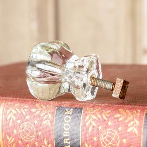 #50887 Antique Pressed Glass Furniture Knob image 4