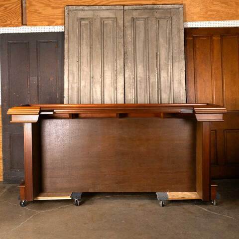 #51022 Salvaged Walnut Dry Bar with Antique Panels image 8