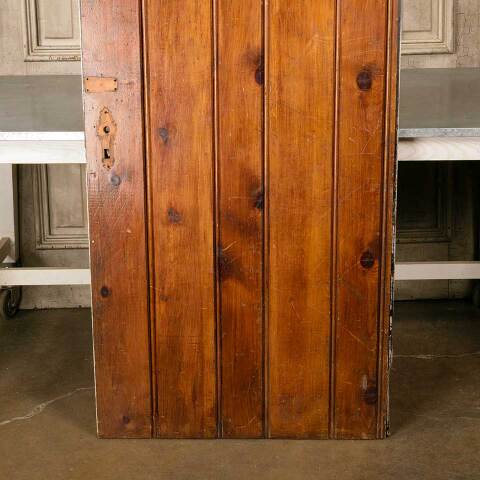 #51050 32x80 Antique 2 Panel / Wood Paneled Door image 3