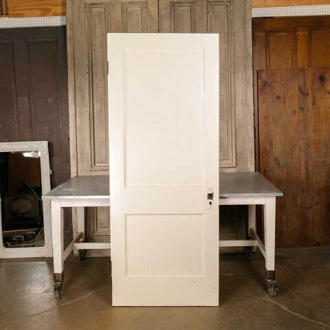 #51050 32x80 Antique 2 Panel / Wood Paneled Door image 5