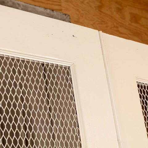 #51053 60x80 Wood Doors Metal Wire Screen Panel image 3