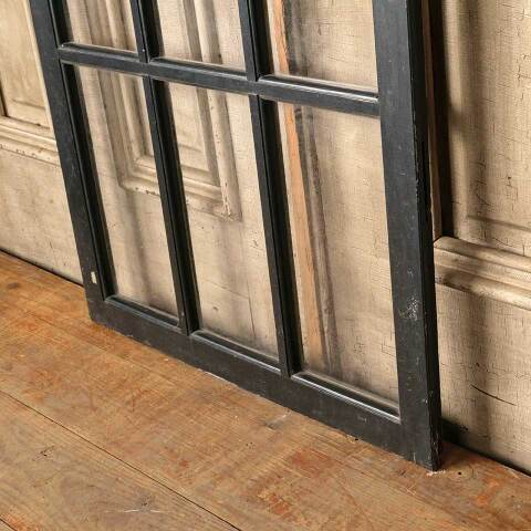 #51058 Antique 12 Lite Wood Storm Door Panel image 3