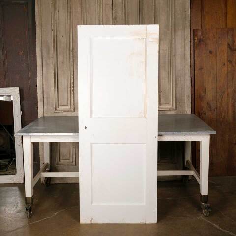 #51118 28x71 Salvaged Antique 2 Panel Interior Door image 4