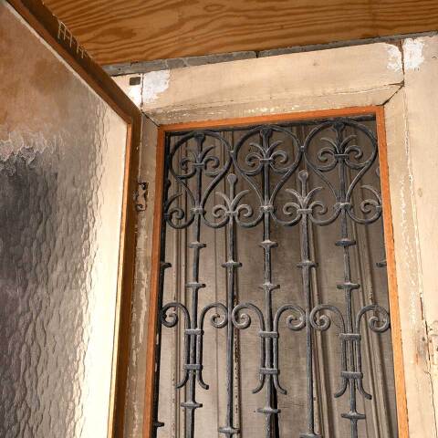 #51142 28x82 Savaged Antique French Country Door image 8