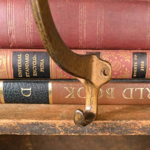 #51186 Salvaged Large Cast Metal Coat & Hat Hook image 6