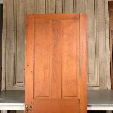 #51196 31x78 Antique 4 Panel Interior Pine Door image 2