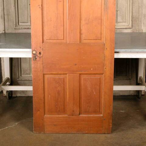 #51196 31x78 Antique 4 Panel Interior Pine Door image 3