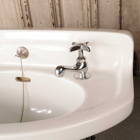 #51210 27x13 Antique Porcelain Bathroom Sink image 3