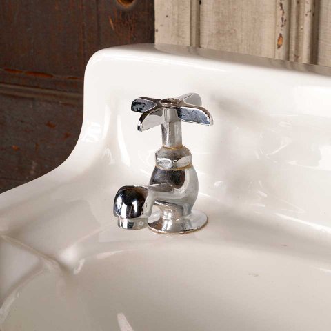 #51210 27x13 Antique Porcelain Bathroom Sink image 4