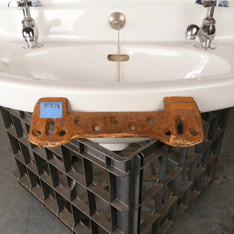 #51210 27x13 Antique Porcelain Bathroom Sink image 6