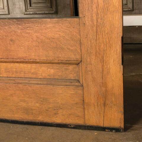 #51226 36x83 Antique Full View Oak Entry Door image 8