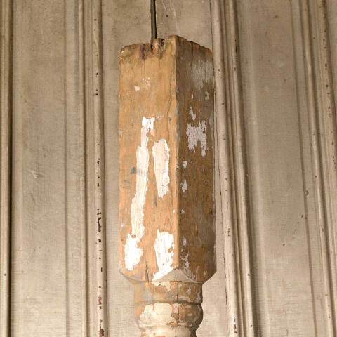 #51227 Salvage Antique Turned Wood Porch Post image 2