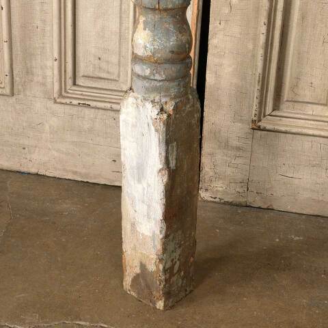#51227 Salvage Antique Turned Wood Porch Post image 6
