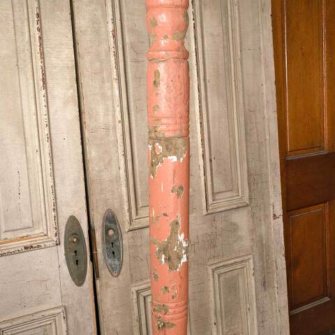 #51228 Salvage Antique Turned Wood Porch Post image 4