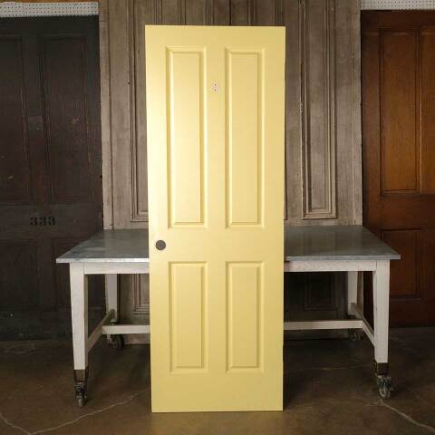 #51259 28x80 Salvaged 4 Panel Wood Interior Door image 4