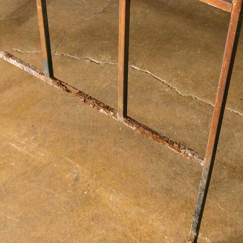 #51272 Salvaged Pointed Arch Metal Garden Trellis image 5