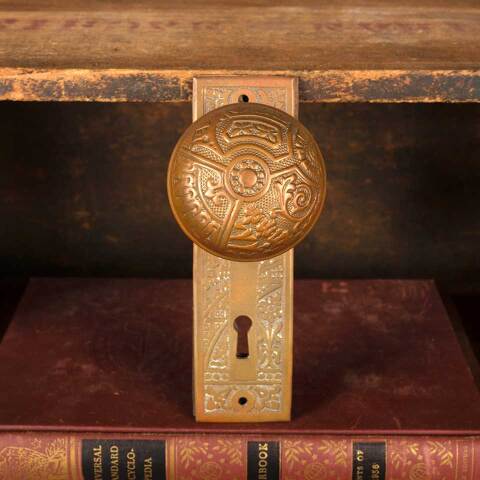 #51286 Antique Corbin Ceylon Door Hardware Set image 5