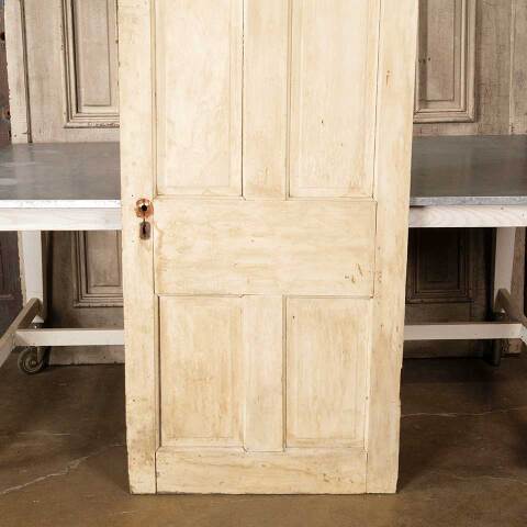 #51290 30x77 Antique 4 Panel Wood Interior Door image 7