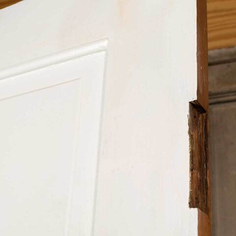 #51292 34x81 Salvaged Antique 4 Panel Interior Door image 8