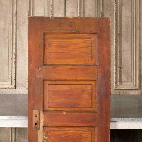 #51294 24x62 Salvaged Antique 4 Panel Interior Door image 5