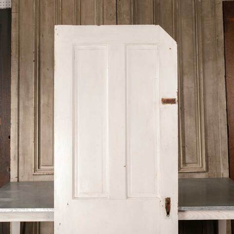 #51295 30x77 Salvaged Antique 4 Panel Interior Door image 6