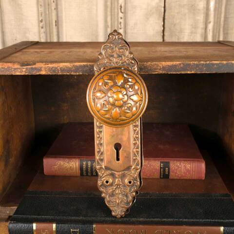 #51343 Antique Brass Reading Door Hardware Set image 4