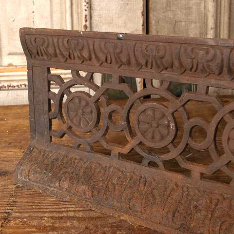 #51390 Antique Cast Iron Fireplace Ember Screen image 5