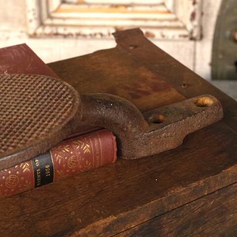 #51614 Antique Cast Iron Horse Carriage Step image 4