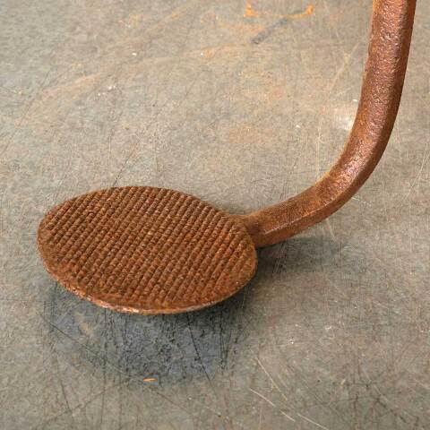 #51615 Antique Cast Iron Horse Carriage Step image 3