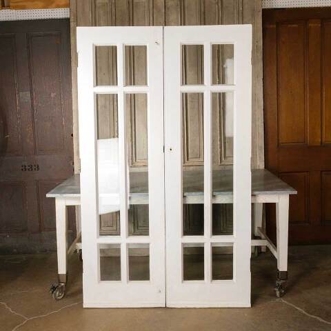 #51621 48x79 Antique 6 Lite French Entry Doors image 5