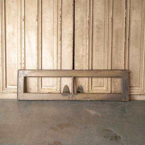 #51639 42x12 Antique 2 Lite Wood Transom Window image 4