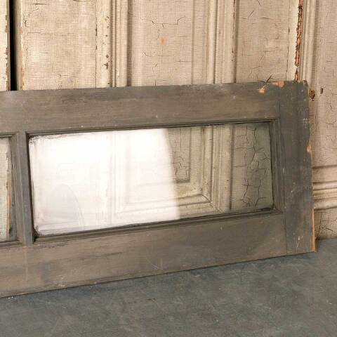 #51644 40x12 Antique 2 Lite Wood Transom Window image 3