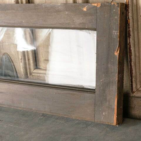 #51644 40x12 Antique 2 Lite Wood Transom Window image 4