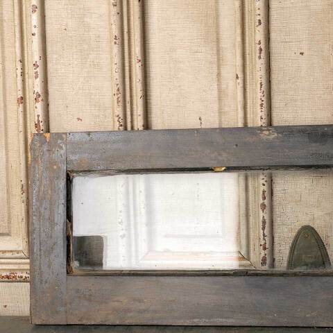 #51644 40x12 Antique 2 Lite Wood Transom Window image 6