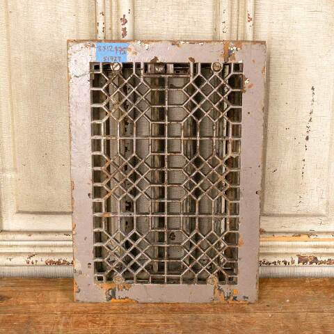 #51727 8x12 Antique Heat Grate Floor Vent Cover image 2