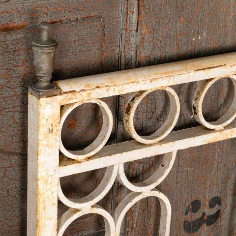 #51749 Salvaged Vintage Wrought Iron Railing image 2