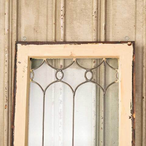 #51775 Salvaged Antique Leaded Glass Window image 2