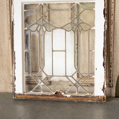 #51779 Salvaged Antique Leaded Glass Window image 3
