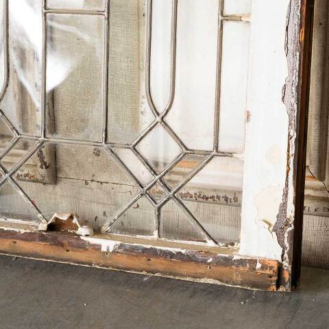 #51779 Salvaged Antique Leaded Glass Window image 4