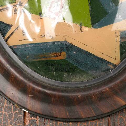 #51816 Statue of Liberty Reverse Painting on Glass image 3