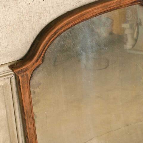 #51820 Salvaged Antique Wood Framed Wall Mirror image 5