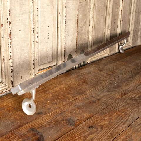 #51853 4' Mid Century Modern Aluminum Handrail image 2