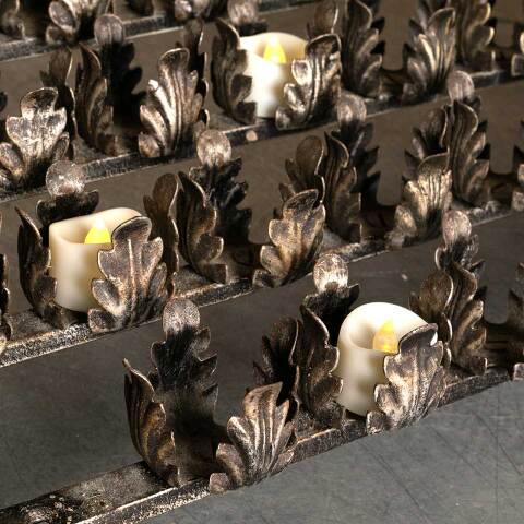 #51865 Vintage Metal Votive 100 Candle Holder Stand image 6