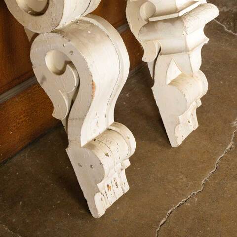 #52000 Salvaged Antique Wood Corbel Brackets image 3
