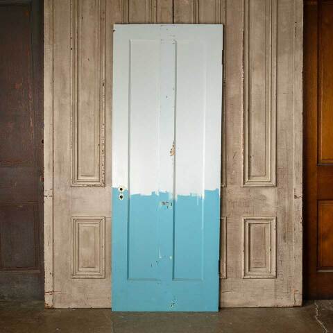 #52060 30x80 Salvaged Antique 2 Panel Interior Door image 5