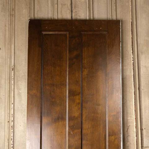 #52062 30x79 Salvaged Antique 2 Panel Interior Door image 2