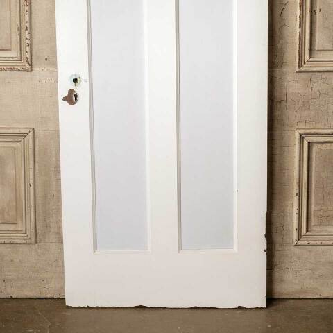 #52062 30x79 Salvaged Antique 2 Panel Interior Door image 6