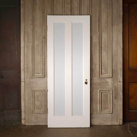 #52063 30x79 Salvaged Antique 2 Panel Interior Door image 5