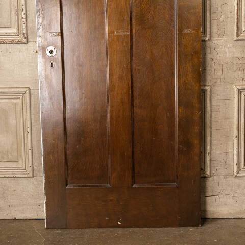 #52063 30x79 Salvaged Antique 2 Panel Interior Door image 2